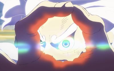 Luffy gear 5 against Kizaru