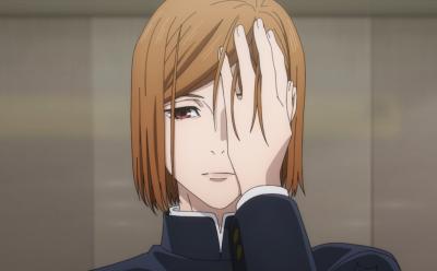 Nobara realizing her final moments