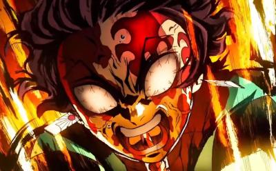 tanjiro with demon slayer mark